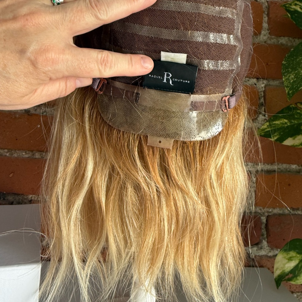 SAVOIR FAIRE Remy Human Hair Wig RAQUEL WELCH HandTied+Lace SS14/88 Golden Wheat - Picture 6 of 12